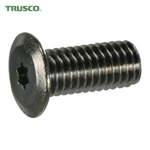 トラスコ TRUSCO ヘックスローブ超極低頭ねじ 黒ニッケル M5×10 24本入 (1Pk) B181-0510｜工具ランドプラス