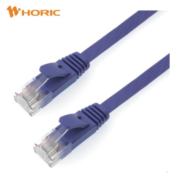 HORIC LANケーブル UTP カテゴリー6A フラット 2m LC20-506FB (1個) ...