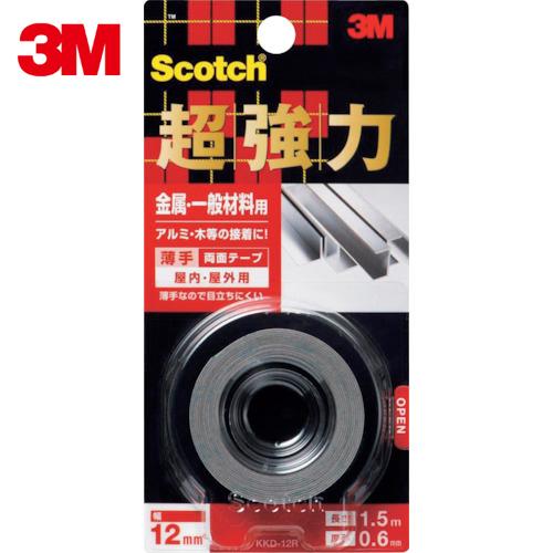 3M スリーエム スコッチ 超強力両面テープ 金属・一般材料用 12mm×1．5m (1巻) 品番：...