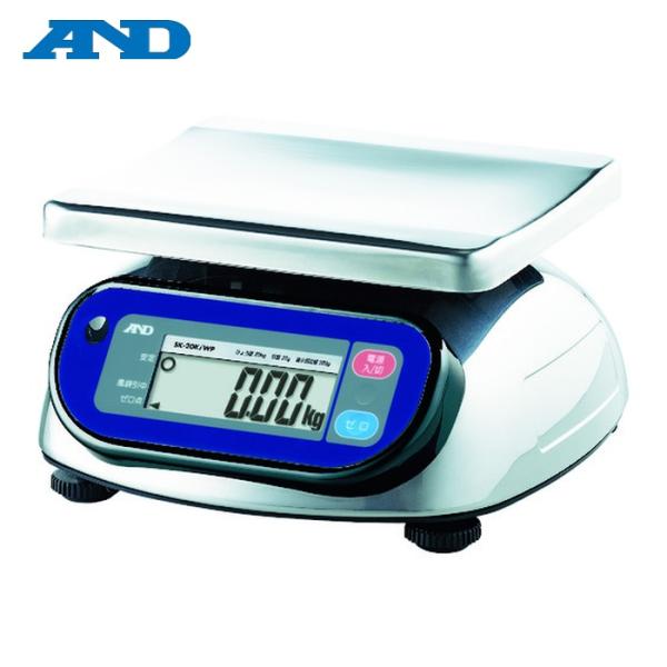 A&amp;D エーアンドディ SK20KIWP 防塵防水デジタルはかり(検定付) ひょう量20kg (1台...