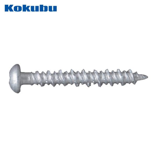 コクブ ツイスター ナベ頭5×32PC 鉄製/ラスパート処理 シャープポイント 高低ねじ山(90本入...