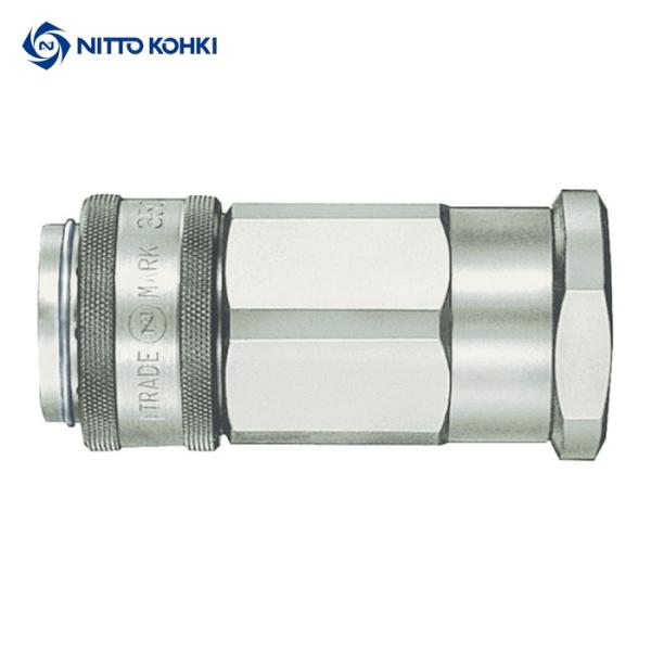 日東工器 350-4S STEEL FKM 350カプラ相手側取付サイズR1/2(01139) (1...