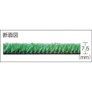 ワタナベ工業 人工芝 7.5mmパイル 防炎仕...の詳細画像1