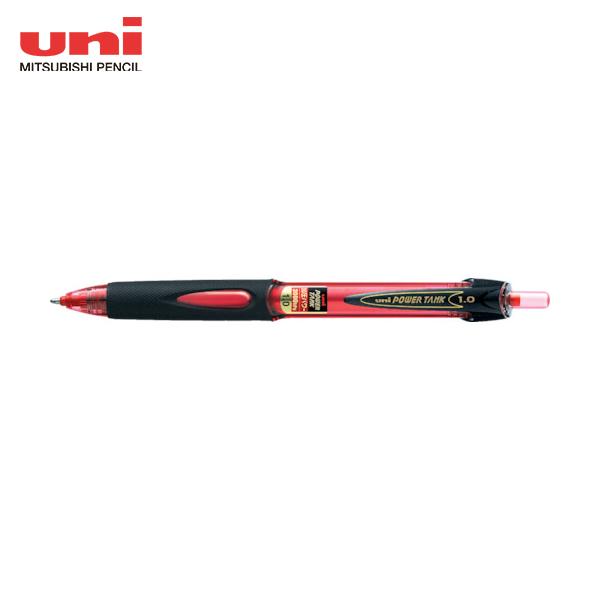 uni パワータンクスタンダード油性BP太字 赤 (10本) 品番：SN200PT10.15