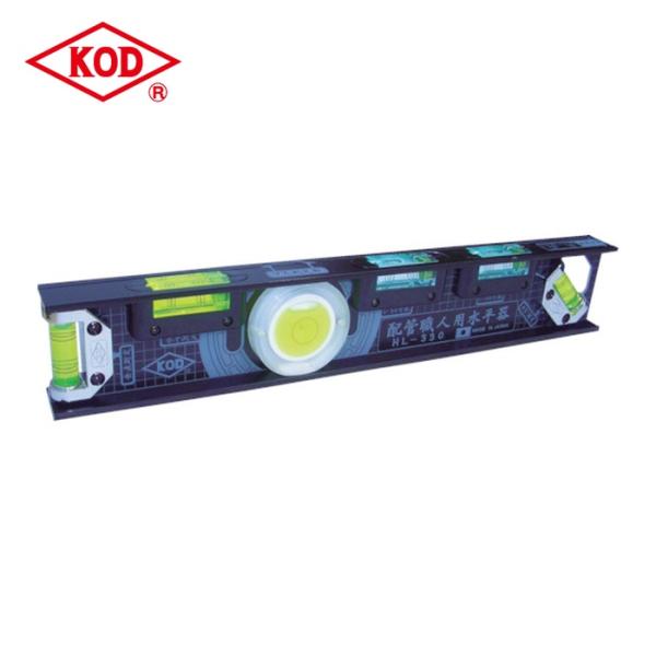 アカツキ製作所 KOD 水準器 レベル 傾斜 測量 配管職人用水平器 (1個) 品番：HL-450
