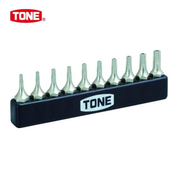 TONE トネ BTTH10S オフセット式ラチェットドライバー T型トルクスビットセット(いじり防...