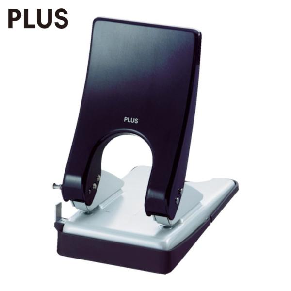 プラス PLUS 30203)2穴パンチ フォース1/2 M 黒 (1個) PU-830A-BK