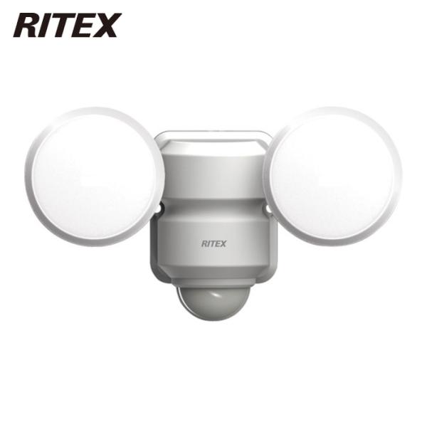 RITEX ムサシ 5W×2灯LEDセンサーライト (1台) LED-AC206