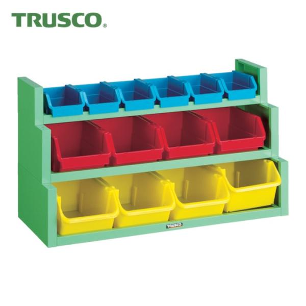 トラスコ TRUSCO コンテナラックセット 875×375×505 (1S) TC-300N