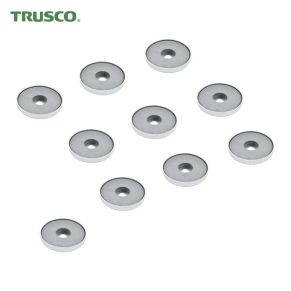 トラスコ TRUSCO まとめ買い キャップ付フェライト磁石 丸形穴あり 外径31.5mmX厚み4....