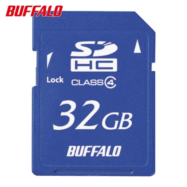 バッファロー Class4 SDHCカード 32GB (1個) RSDC-S32GC4B