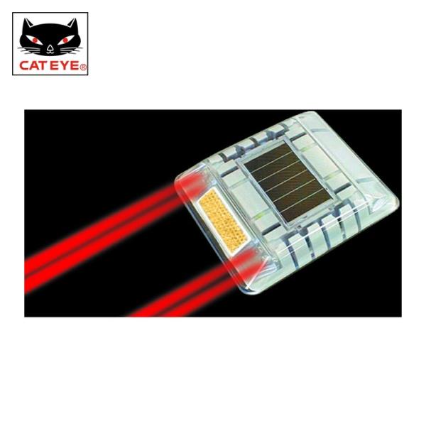 キャットアイ CATEYE ルミナスアイ・マイティ ソーラー式点滅 片面 赤 (1個) LE-260...