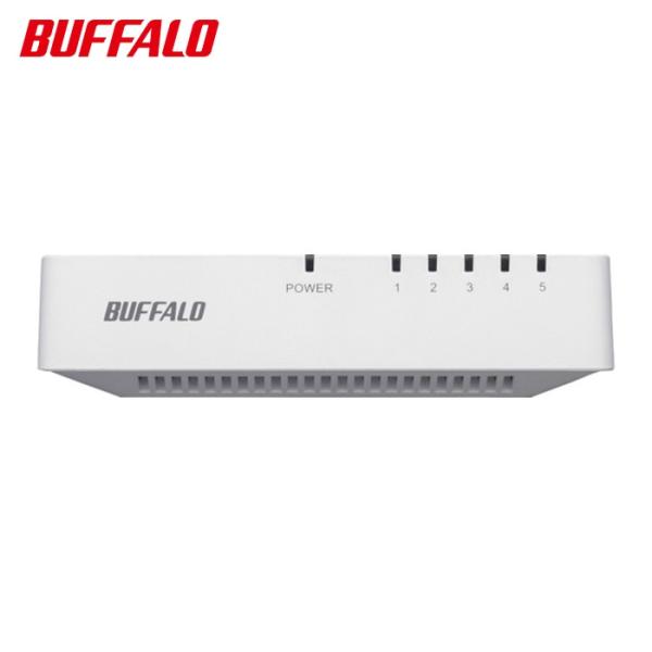 バッファロー BUFFALO 10/100Mbps対応 スイッチングハブ プラスチック筐体/電源外付...