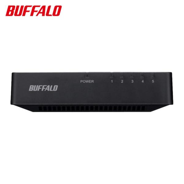 バッファロー 10/100Mbps対応 スイッチングHub プラスチック筐体/電源外付けモデル(マグ...