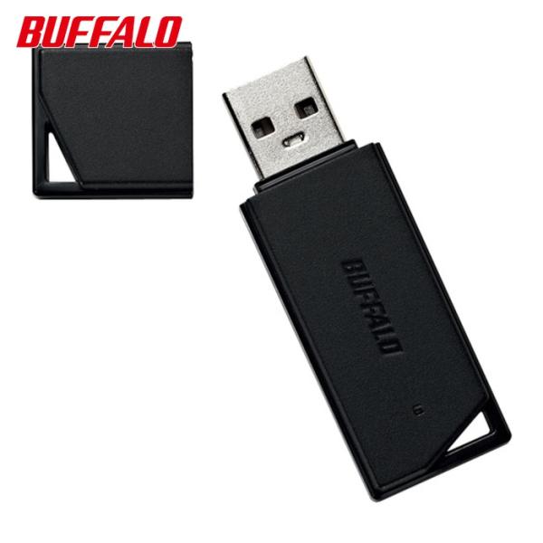 バッファロー USB2.0 どっちもUSBメモリー 64GB ブラック (1個) RUF2-KR64...