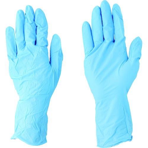 川西工業 作業手袋 ニトリルゴム使い捨て手袋 ニトリル使いきり手袋 ロング Lサイズ （100枚入）...