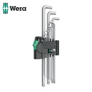 Wera（ヴェラ） ステンレス六角レンチセット 9本組マルチカラー インチ