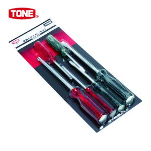 貫通ドライバー セット プラス マイナス マグネット付き 7本 工具 DIY