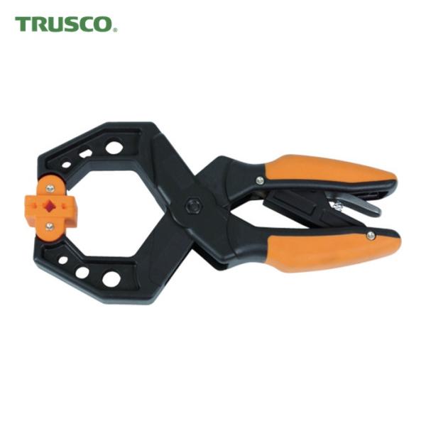 トラスコ TRUSCO ハンディクランプ 口開100mm (1個) 品番：THC-100