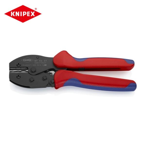 KNIPEX クニペックス 9752-37 圧着ペンチ プレシフォース 220mm チューブコネクタ...