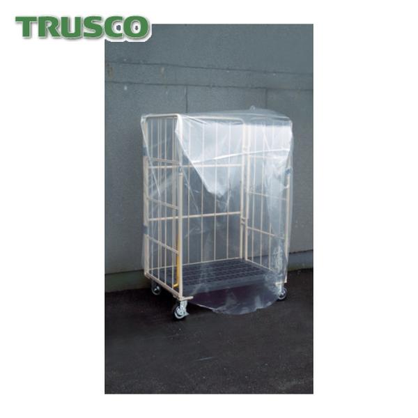 トラスコ TRUSCO カゴ車用オプション ハイテナー用PEカバー 800×600×1700用 透明...