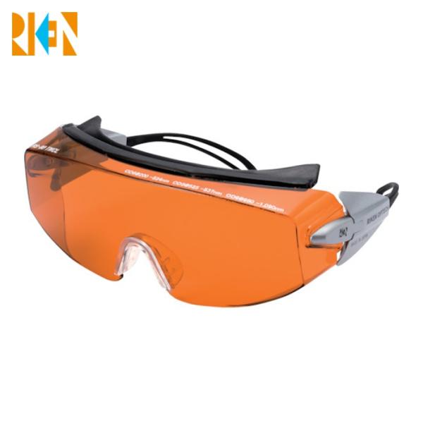理研オプテック レーザー用一眼型保護メガネ(多波長兼用)メガネ併用可 (1個) RS-80 TWCL