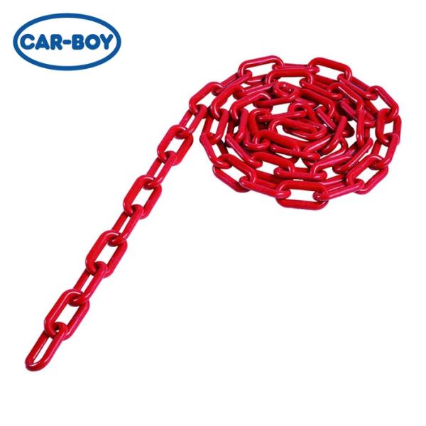 カーボーイ CAR-BOY カラープラポールチェーン 2M レッド (1本) CP22