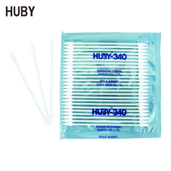 HUBY 3インチ 工業用綿棒(先端コーン型/シャープポイントスリム)BB-003SP (100本入...
