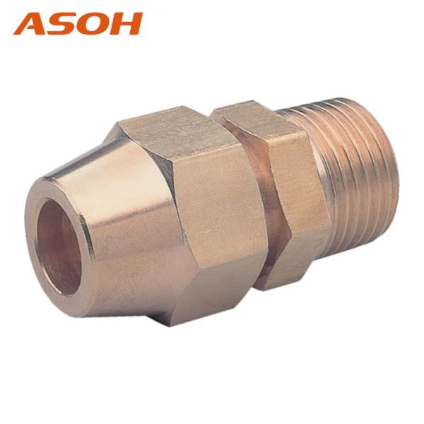 アソー ASOH FS-1203 フレアージョイント PT1/4×Φ9.53 (1個)