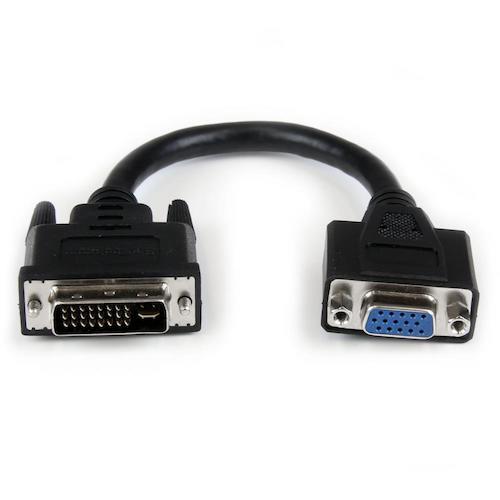 StarTech DVIVGAMF8IN ディスプレイ変換ケーブル/DVI-I - VGA/20cm...