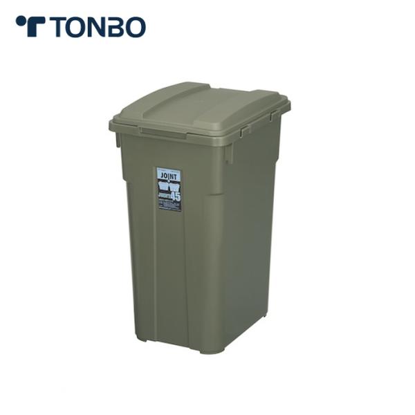 トンボ TONBO 連結カラー分別ペール45 カーキグリーン (1個) 2068