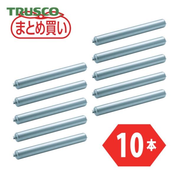 トラスコ TRUSCO まとめ買い 取替用単品 スチールローラー Φ57×1.4t W300 S付1...