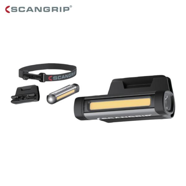 スキャングリップ SCANGRIP 3.5811 多用途ヘッドライト  FLEX WEAR  (1S...