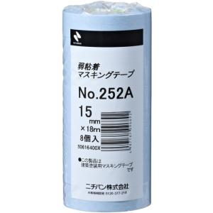 ニチバン 弱粘着マスキングテープ252AH 1...の詳細画像1