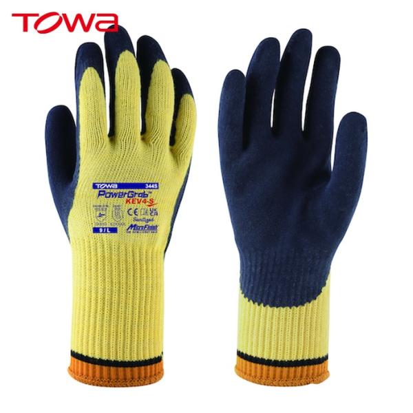 トワロン 東和 耐切創手袋 パワーグラブKEV4-S 9/L (1双) 344S-9L