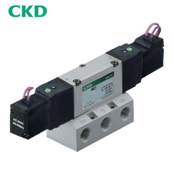 CKD 4KB120-06-AC200V 電磁弁 パイロット式5ポート弁セレックスバルブ 4Kシリー...