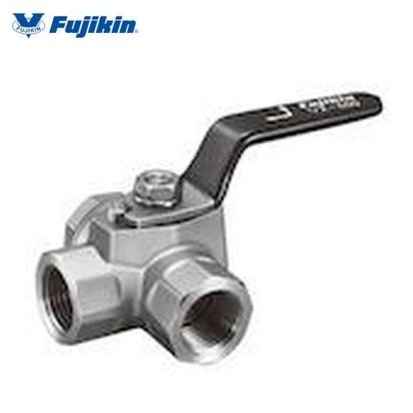 フジキン Fujikin UBVH-14B-R ステンレス鋼製3方切替ボール弁4.12MPa (1個...