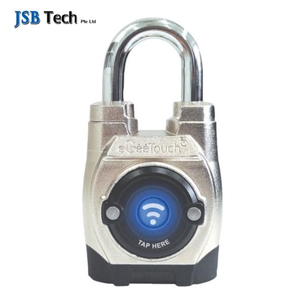 JSBTECH 5-02501-94 防じん・防水スマート南京錠eGeeTouch第5世代 IP66...