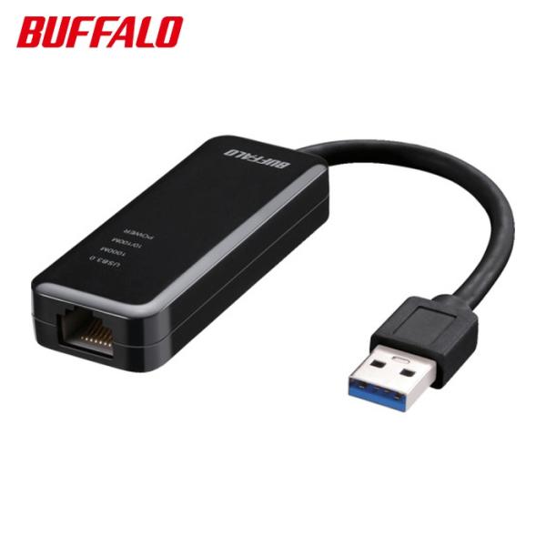 バッファロー BUFFALO Giga対応 Type-A USB3.2（Gen1）用LANアダプター...