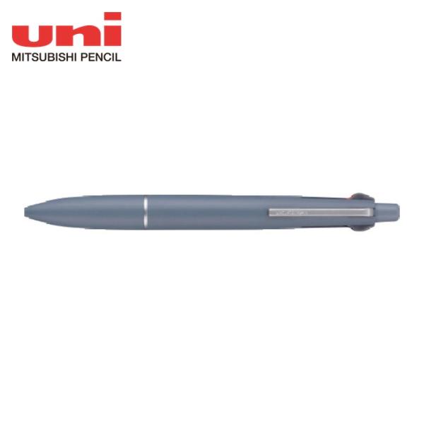 uni 油性ボールペン ジェットストリーム 多色多機能4&amp;1 0.5mm スチールブルー(Lite ...