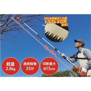 ヤードフォース 3m高枝電動のこぎりライト (...の詳細画像4
