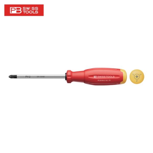 PBスイスツールズ 38190.2-100 スイスグリップエボ・プラスドライバー 全長209 適合ネ...
