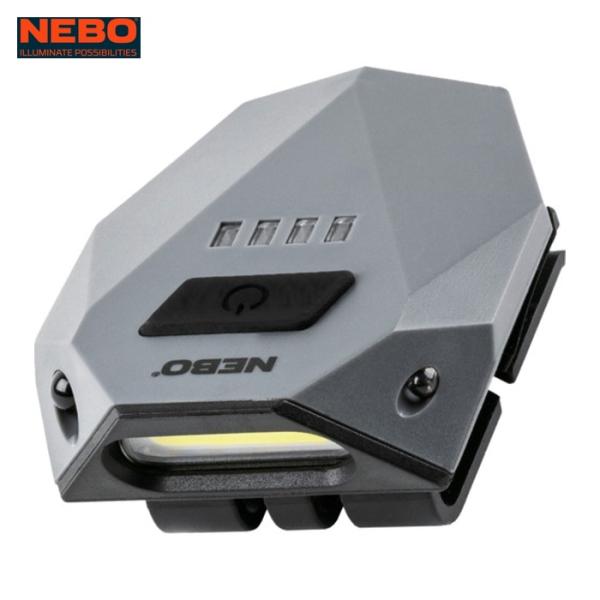NEBO ネボ NEB-HLP-1009-G LED充電式キャップライト アインシュタイン キャップ...