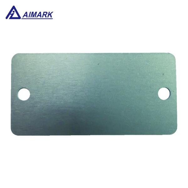IM AL-204H 刻印用アルミプレート 20×40×0.8 2-φ3 4-R2 10枚入 (1S...