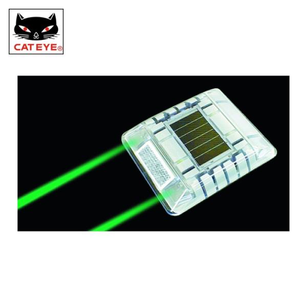 キャットアイ CATEYE ルミナスアイ・マイティ ソーラー式点滅 片面 緑 (1個) LE-260...