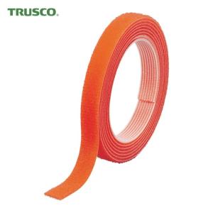 トラスコ TRUSCO マジックバンド 結束テープ両面幅20mm長さ10mオレンジ (1巻) 品番：MKT-20100-OR