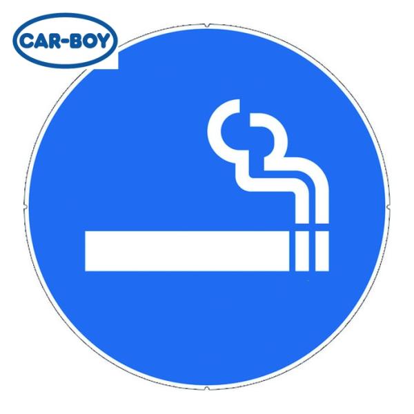 カーボーイ CAR-BOY カラープラポールサインキャッププレート 喫煙 (1枚) CP38