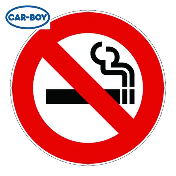 カーボーイ CAR-BOY カラープラポールサインキャッププレート 禁煙 (1枚) CP39