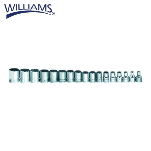 WILLIAMS ウィリアムズ JHWMSB-12RC 3/8ドライブ ソケットセット 12角 12...