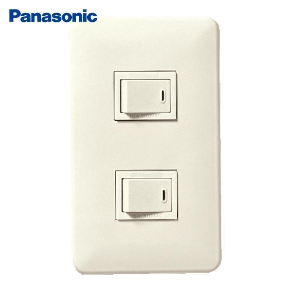 パナソニック Panasonic WNP5201MWP フルカラー埋込ダブルスイッチB (1個)